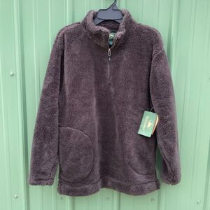 StillWater Supply Co. Soft Faux Fur Pull Over Western Jacket Coat Size L